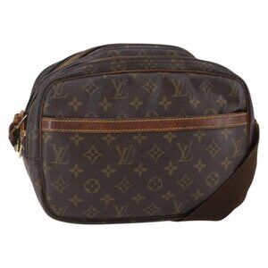 Authentic LOUIS VUITTON Monogram Reporter PM Shoulder Bag M45254 LV